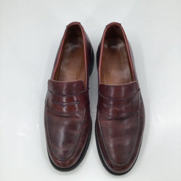 Allen Edmonds Ascher Penny Loafers Men's 11 D Dark Brown Leather Made in the USA - Picture 3 of 13